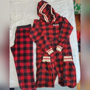 Red and Black Kids Pajamas